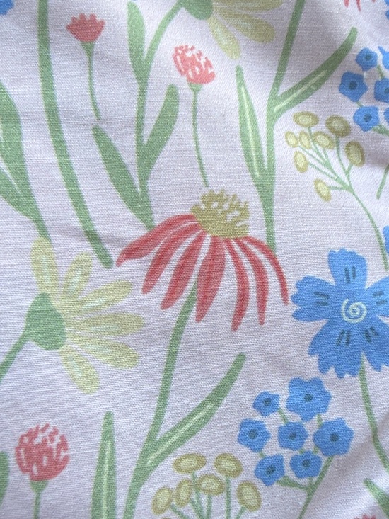 Stitchy Fish Girls Floral Blue Ruffle Matching Set - Picture 10 of 10